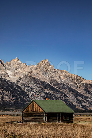 Grand Tetons National Park from Mormon Row