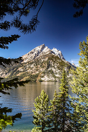 Mt St. John behind Jenny Lake, Grand Teton National Park